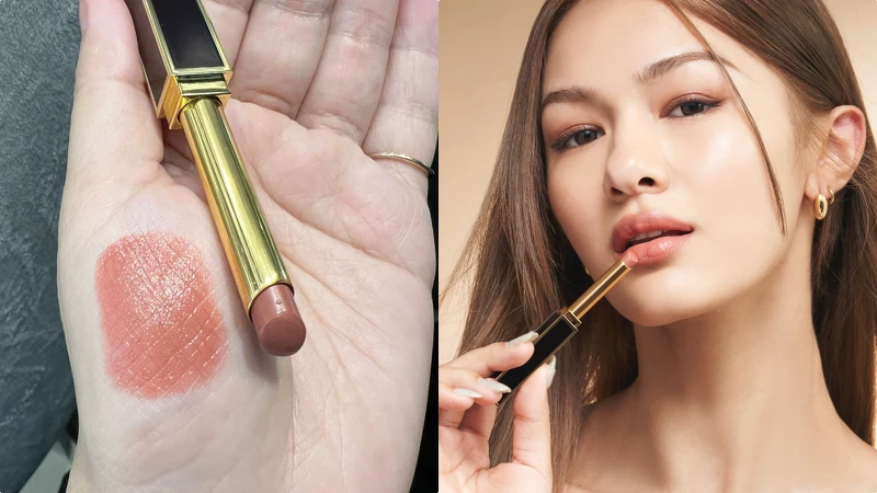 Tom Ford超模黑跟緞光脣膏(#151 ICONIC NUDE赤裸焦點)，NT1,680