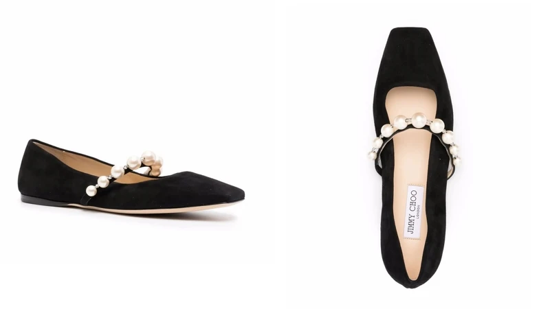 Ade 方頭芭蕾平底鞋 價格店洽