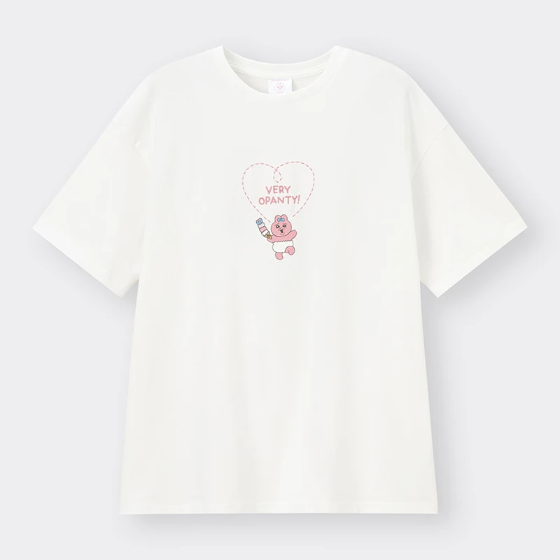 女裝印花T恤，NT$490。