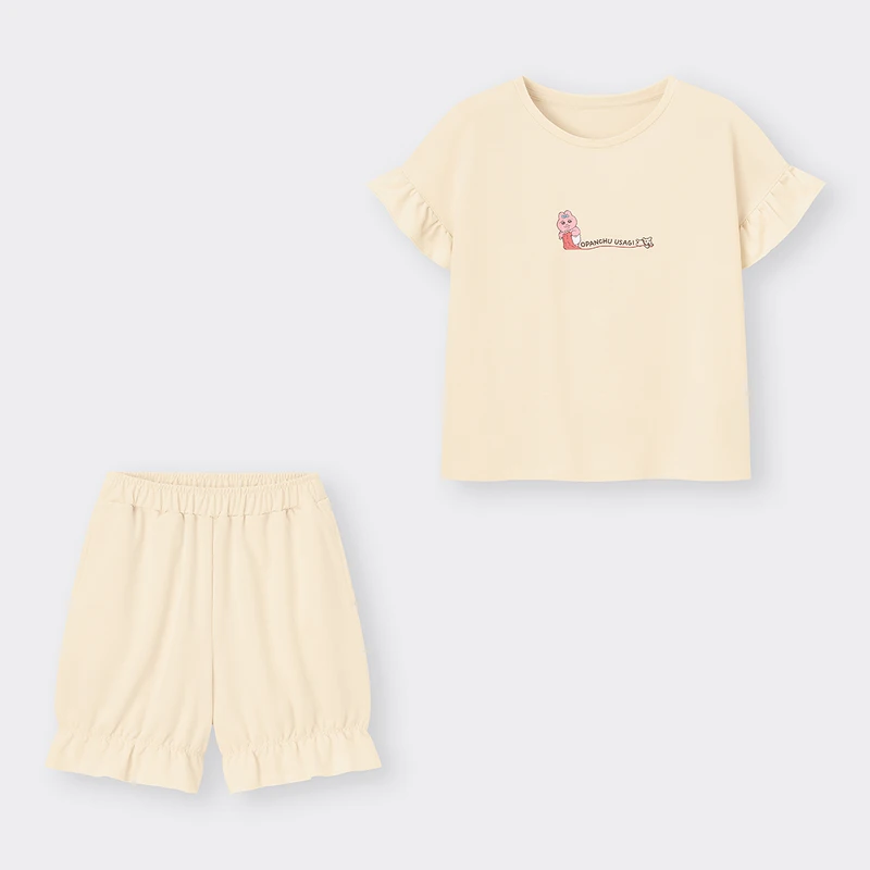 女裝荷葉家居服組，NT$990。