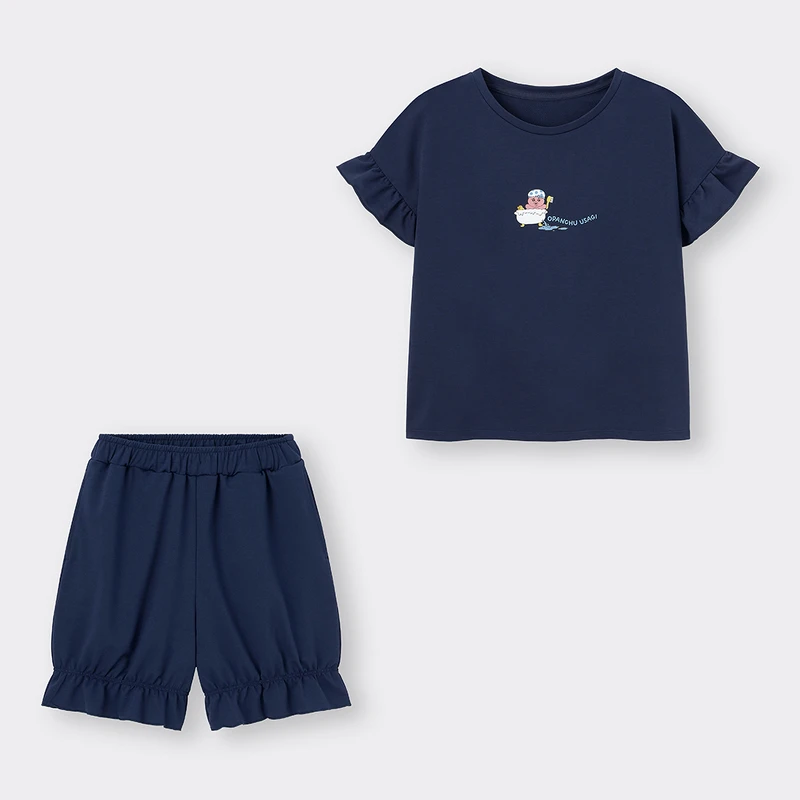 女裝荷葉家居服組，NT$990。