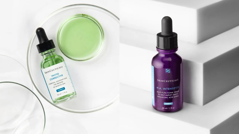 植萃極速舒緩色修精華(30ml),NT$2,460;HA塑顏抗皺彈力紫米精華(30ml),NT3,920。 植萃極速舒緩色修精華(30ml),NT$2,460;HA塑顏抗皺彈力紫米精華(30ml),NT3,920。