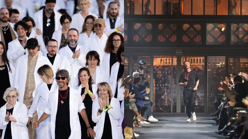 Pierpaolo Piccioli 與團隊。 Pierpaolo Piccioli 與團隊。