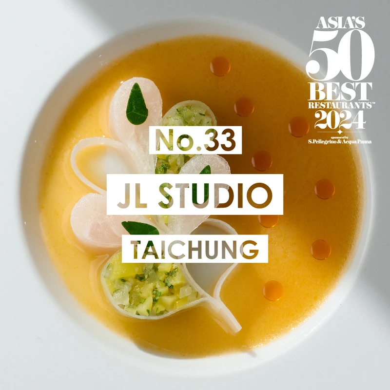 台中「JL Studio」也一同重新入榜來到第33名。