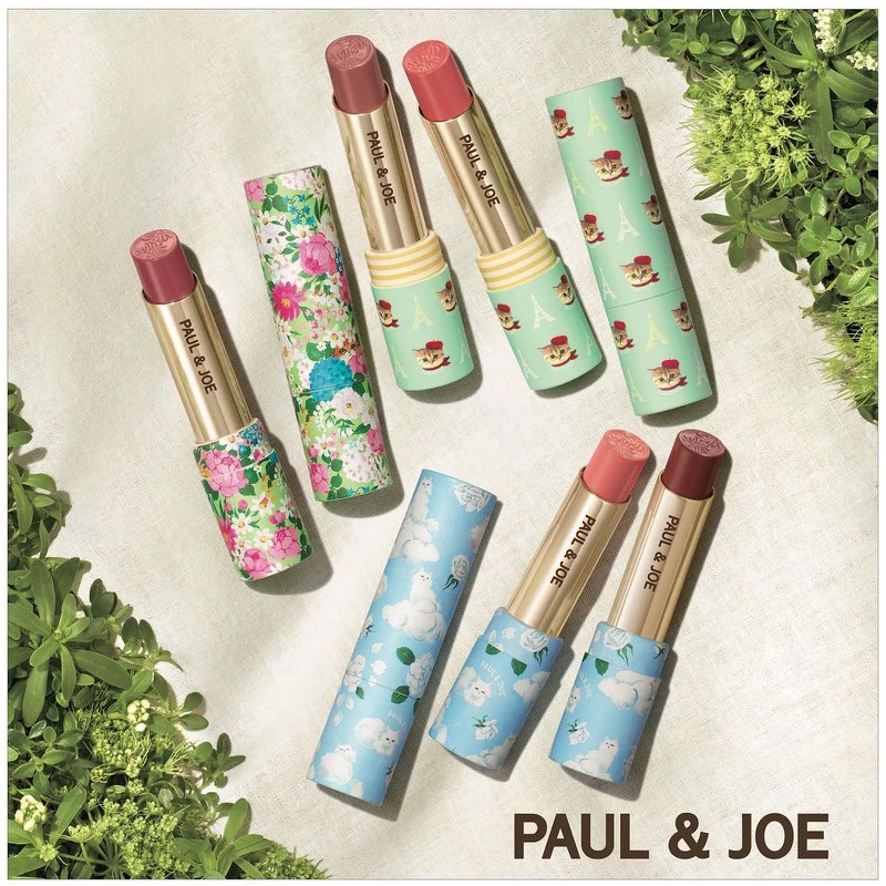 PAUL & JOE西洋菊高光持色唇膏2024年新色情境圖。 PAUL & JOE西洋菊高光持色唇膏2024年新色情境圖。