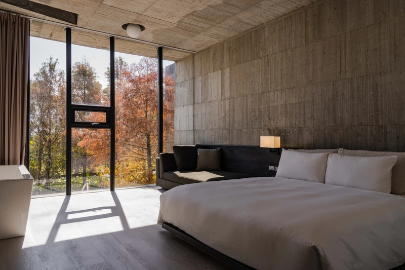 水色景觀區房型。 水色景觀區房型。