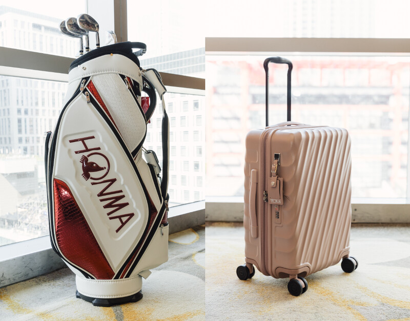 HONMA BERES 08 AIZU 2顆星男用鐵桿組(#6-11),特價39,000元,價值70,800元。TUMI 19 Degree旅行箱,推薦價32,200元。 HONMA BERES 08 AIZU 2顆星男用鐵桿組(#6-11),特價39,000元,價值70,800元。TUMI 19 Degree旅行箱,推薦價32,200元。