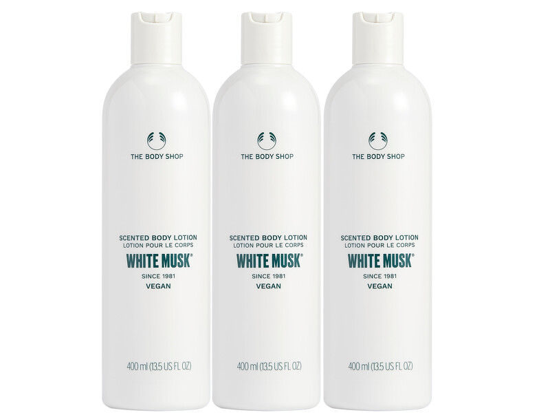 白麝香潤膚乳400ML*3