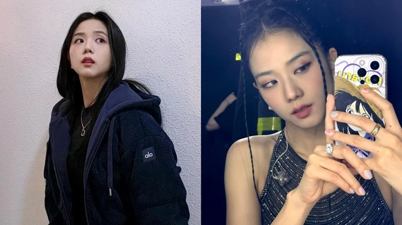 Jisoo的自拍中,時常能窺見Trinity珠寶的身影。 Jisoo的自拍中,時常能窺見Trinity珠寶的身影。