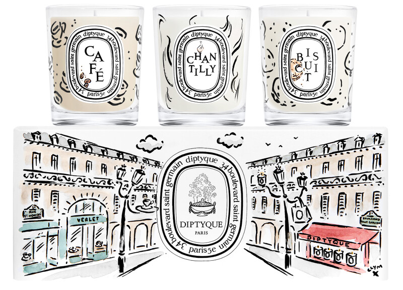 Diptyque 2024限量香氛蠟燭禮盒(內含咖啡、餅乾、香緹鮮奶油香氛蠟燭70g各一),NT4,500 Diptyque 2024限量香氛蠟燭禮盒(內含咖啡、餅乾、香緹鮮奶油香氛蠟燭70g各一),NT4,500