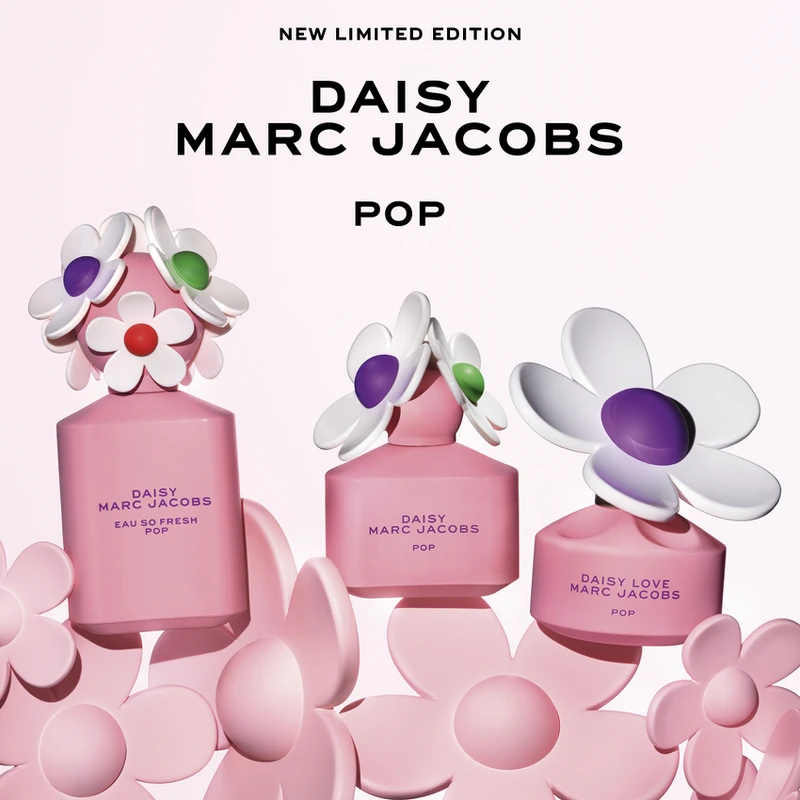 Marc Jacobs雛菊春紛之印限量版視覺圖。