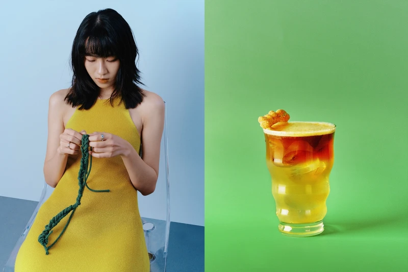 脆梅麻花 Twisted Plum：將芭樂予以咖啡獨特的奶油堅果風味融合，將口味層次提升，在入口時碰撞出無限的想像與趣味。最後用海苔麻花捲的酥脆口感交替，搭配著調飲，玩意十足。