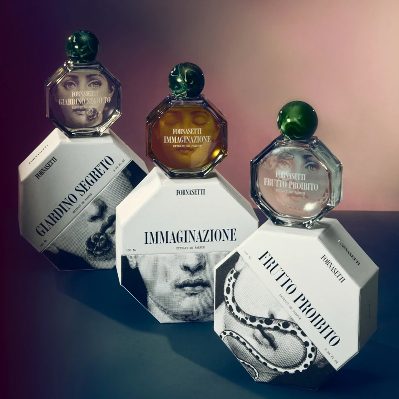 Fornasetti香水系列情境圖。 Fornasetti香水系列情境圖。