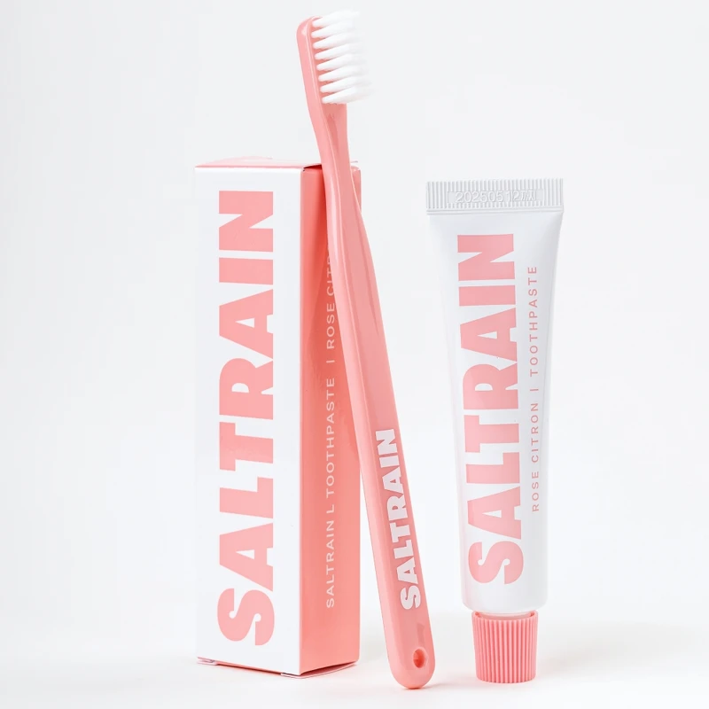 SALTRAIN清恬香檸灰鹽牙膏(粉)30g，NT120、100g，NT260