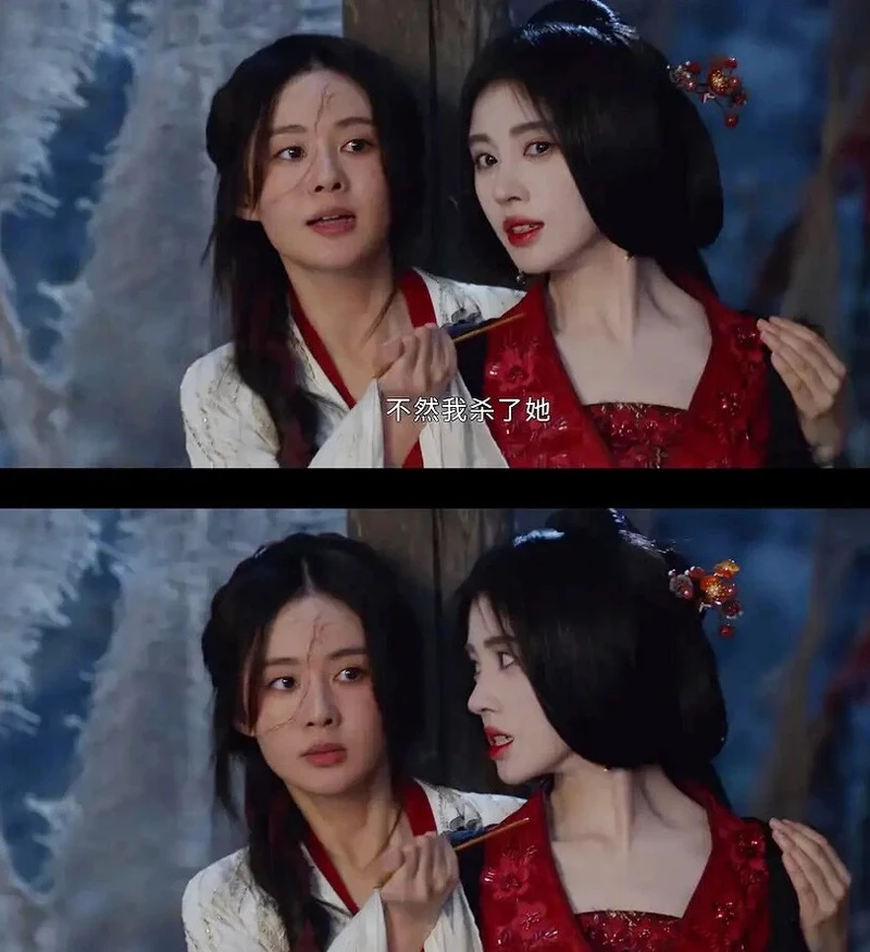 鞠婧禕與鄭合惠子同框成另類名場面。  鞠婧禕與鄭合惠子同框成另類名場面。