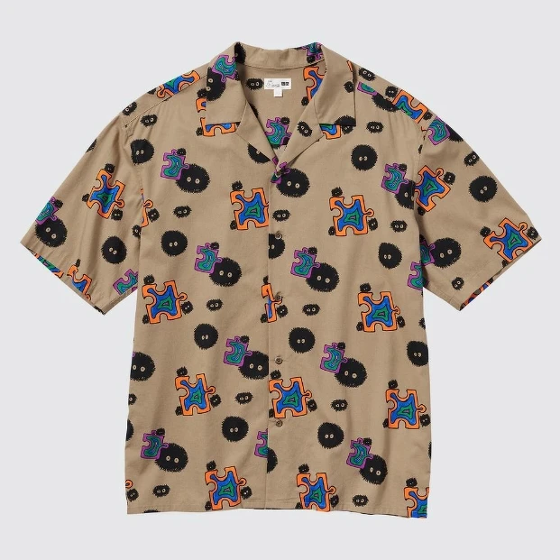 吉卜力工作室 印花開領襯衫，NT$990。