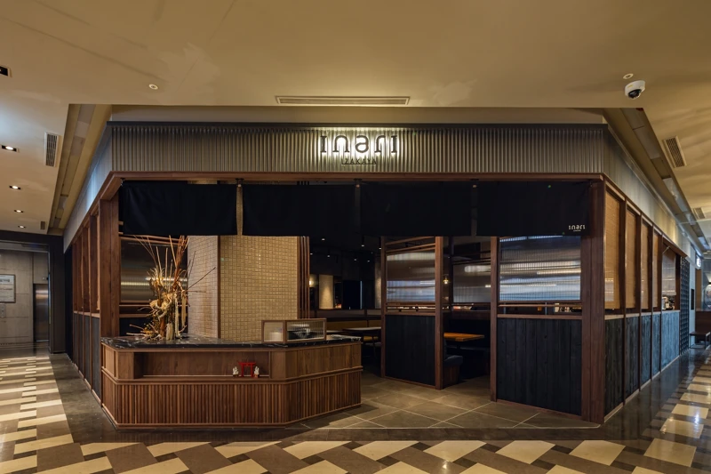 位於信義新光三越A9的全新居酒屋品牌「inari」。 位於信義新光三越A9的全新居酒屋品牌「inari」。