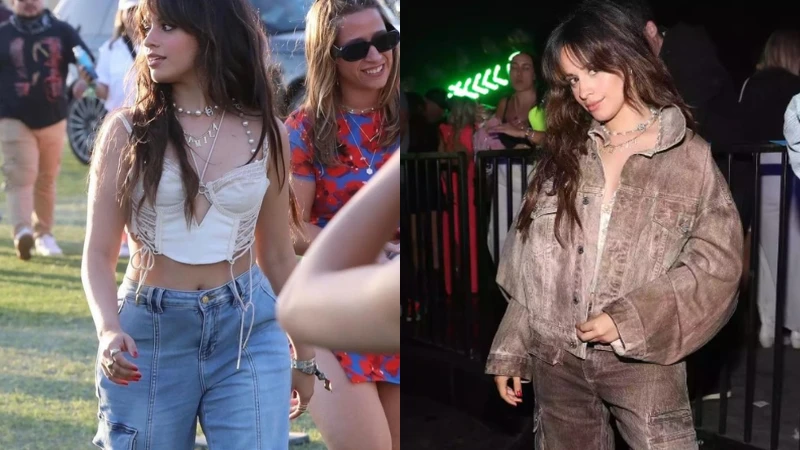 Camila Cabello兩天換了不同的Look,但都一樣年輕有活力。 Camila Cabello兩天換了不同的Look,但都一樣年輕有活力。