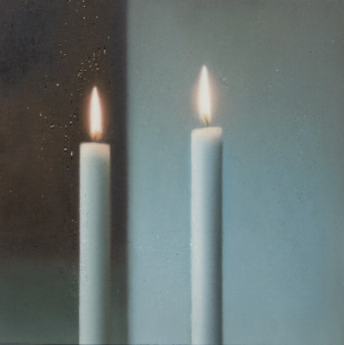 Gerhard Richter 格哈德.里希特 Two Candles 兩支蠟燭 1982 © Gerhard Richter 2024 (05032024).