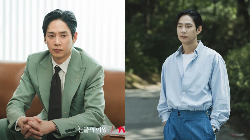 朴成勳《淚之女王》劇中紳士造型。