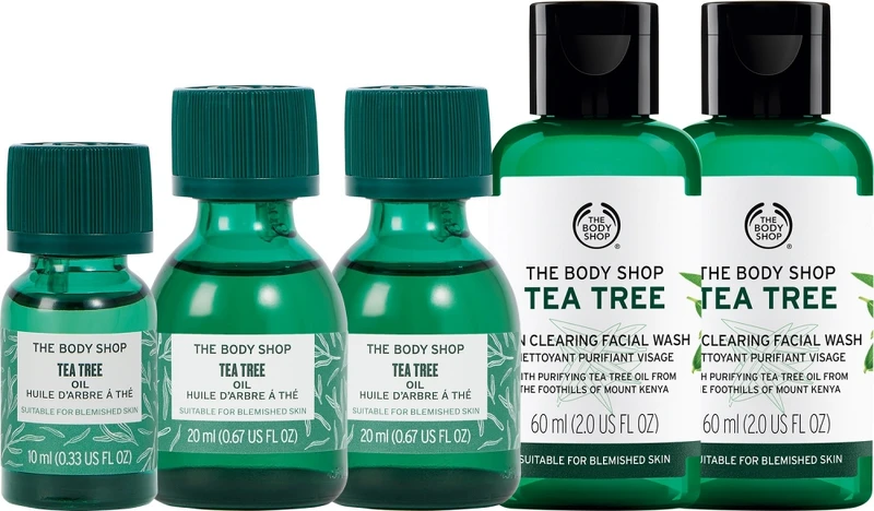 THE BODY SHOP茶樹淨膚精油組,NT1,790 THE BODY SHOP茶樹淨膚精油組,NT1,790