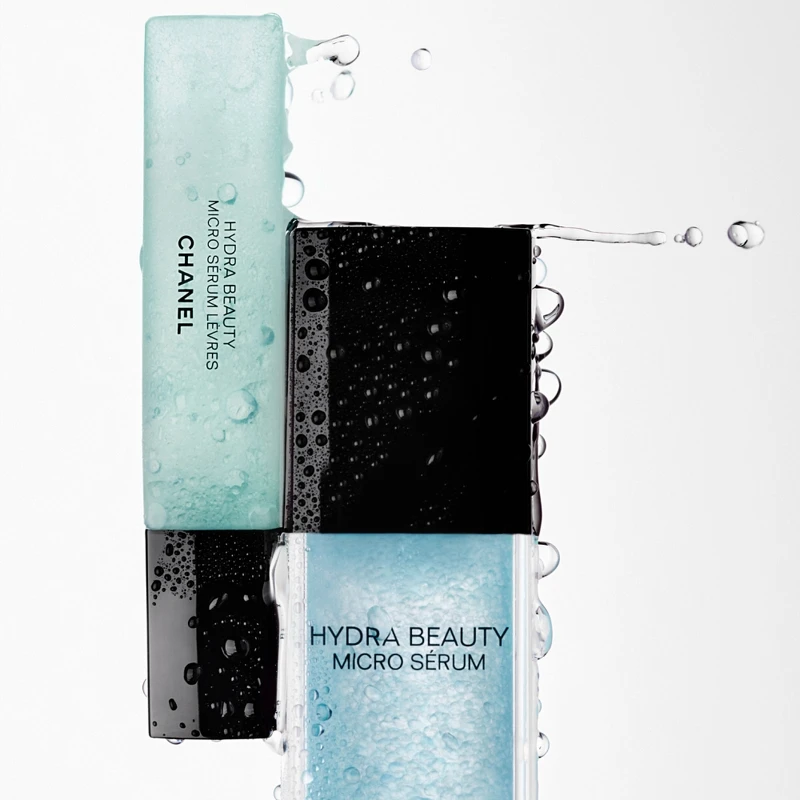 CHANEL香奈兒山茶花潤澤護唇精華與山茶花保濕微導入精華液。