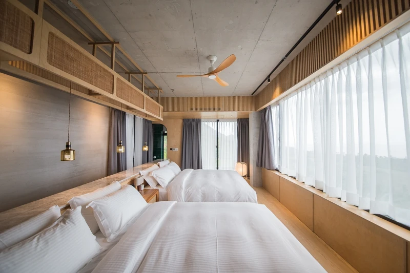 「甸子」四人房。