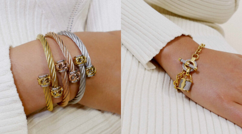 Celtic Chainette系列手環、St-Tropez Mariner系列手環。 Celtic Chainette系列手環、St-Tropez Mariner系列手環。