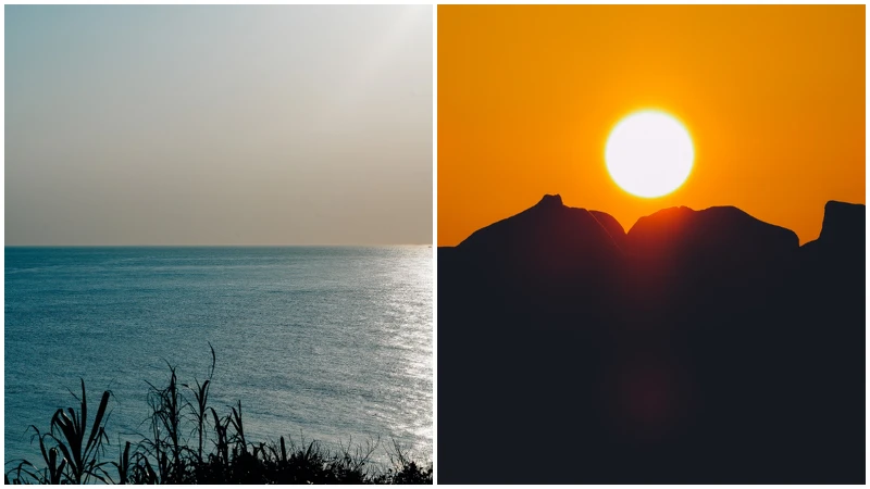 半島秘境的日景與落日