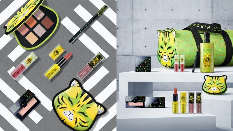 shu uemura x Hiro Ando潮虎東京限量系列情境圖。 shu uemura x Hiro Ando潮虎東京限量系列情境圖。