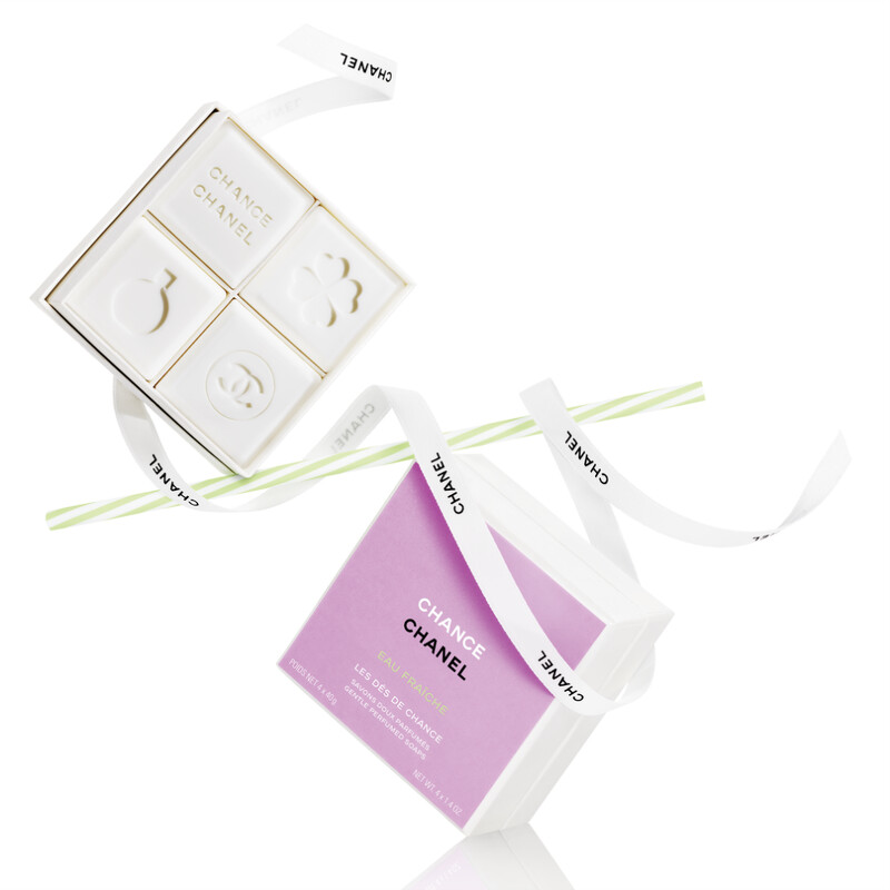 香奈兒CHANCE幸運之骰香氛皂情境照。 香奈兒CHANCE幸運之骰香氛皂情境照。