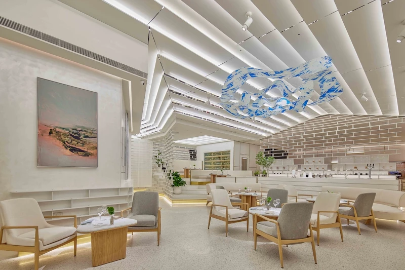 「Restaurant A」位於台北新光三越 Diamond Towers 二館。 「Restaurant A」位於台北新光三越 Diamond Towers 二館。