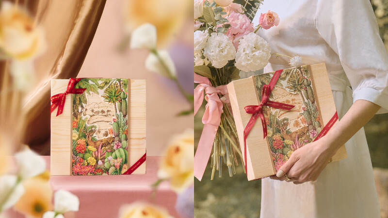 「雋戀綠洲」餅乾禮盒 900 元，蛋糕禮盒 990 元。