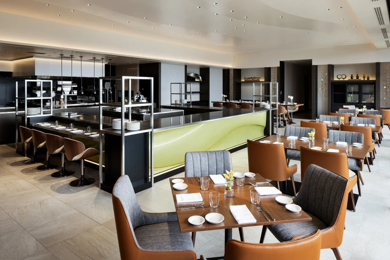 早餐用餐方式採自助式的 Buffet。 早餐用餐方式採自助式的 Buffet。