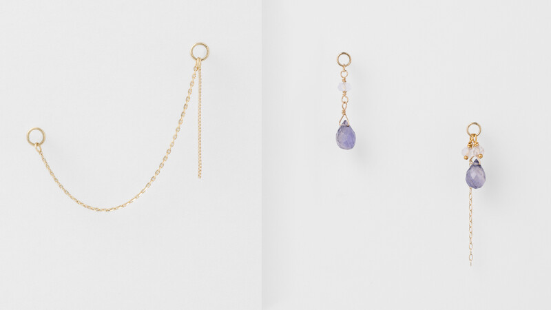 agete 10K耳墜,NT4,100、agete 10K堇青石、石英、拉長石耳墜,NT5,500。 agete 10K耳墜,NT4,100、agete 10K堇青石、石英、拉長石耳墜,NT5,500。