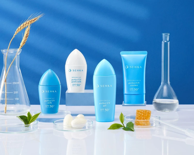專科全效防曬系列情境圖。
