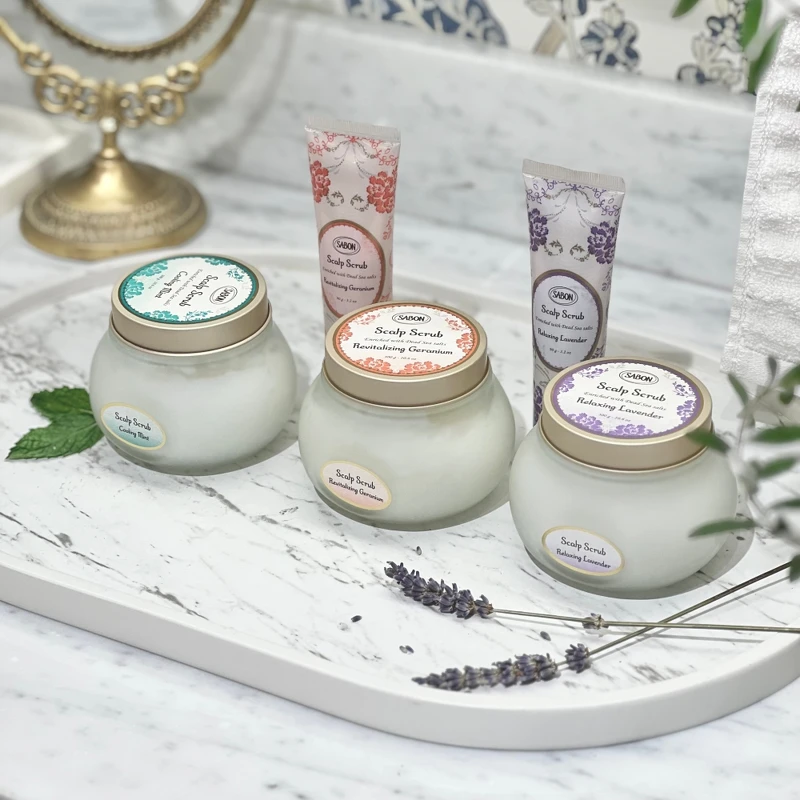Sabon舒緩薰衣草死海鹽頭皮磨砂膏90g,NT980、300g,NT1,980 Sabon舒緩薰衣草死海鹽頭皮磨砂膏90g,NT980、300g,NT1,980