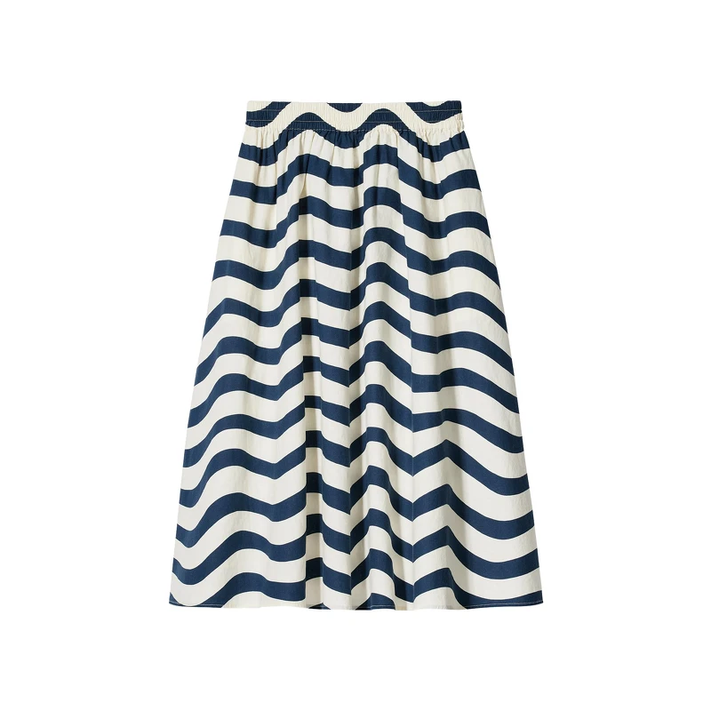 亞麻混紡長裙，售價NT$1490。