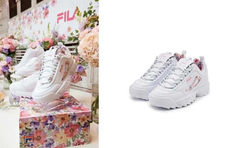 FILA DISRUPTOR II-FLOWER全球台灣獨家母親節限定款，NT2,880。