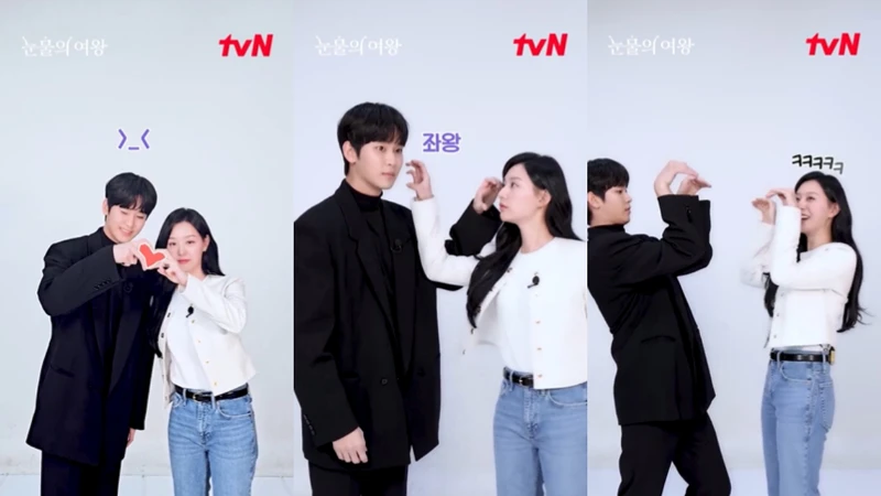 互比臉頰愛心,金秀賢自創”手臂愛心”,笑翻金智媛 互比臉頰愛心,金秀賢自創”手臂愛心”,笑翻金智媛