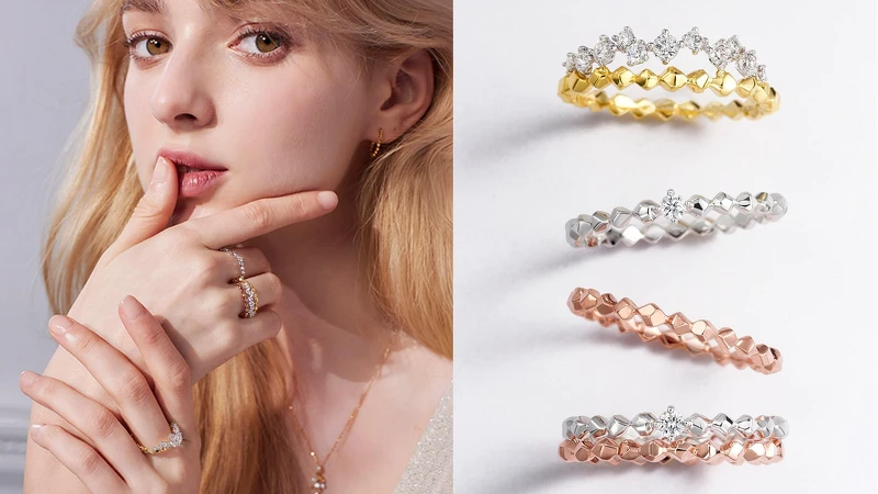 林曉同「星環」系列，戒指自NT.20,000元起。
