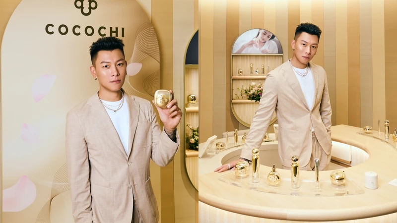 COCOCHI品牌好友瘦子E.SO搶先帶逛旗艦店「SKINCARE STORE」，感受日本的沉靜之美。