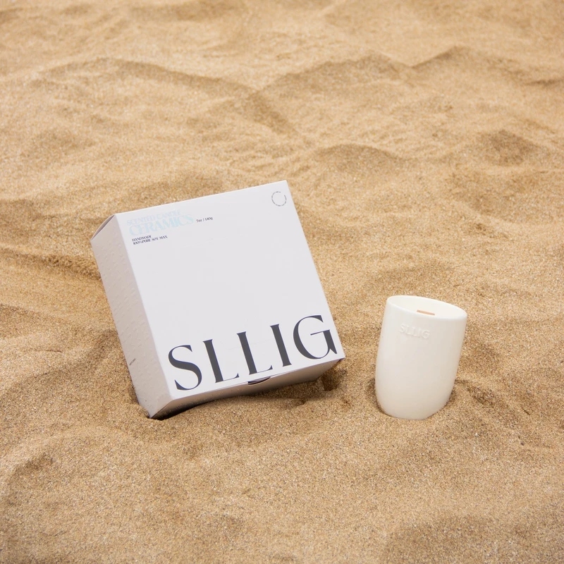 SLLIG居家職人陶瓷香氛大豆蠟燭實品照。 SLLIG居家職人陶瓷香氛大豆蠟燭實品照。