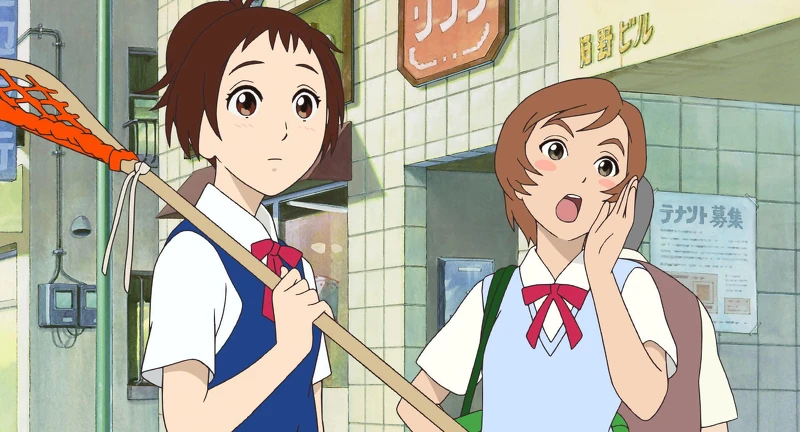 同學廣美(右)敲邊鼓,希望小春(左)勇敢告白 同學廣美(右)敲邊鼓,希望小春(左)勇敢告白