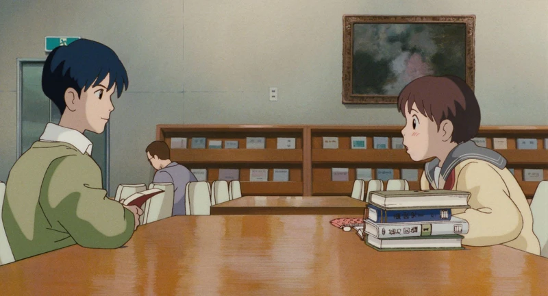 《心之谷》聖司(左)鼓起勇氣在圖書館告白小春(右),他”故意”留名在各個借書卡上,好吸引愛讀書的小春注意。網友超這”復古”追女手法,還對比數位化的現在,可能是各種留言按讚。 《心之谷》聖司(左)鼓起勇氣在圖書館告白小春(右),他”故意”留名在各個借書卡上,好吸引愛讀書的小春注意。網友超這”復古”追女手法,還對比數位化的現在,可能是各種留言按讚。