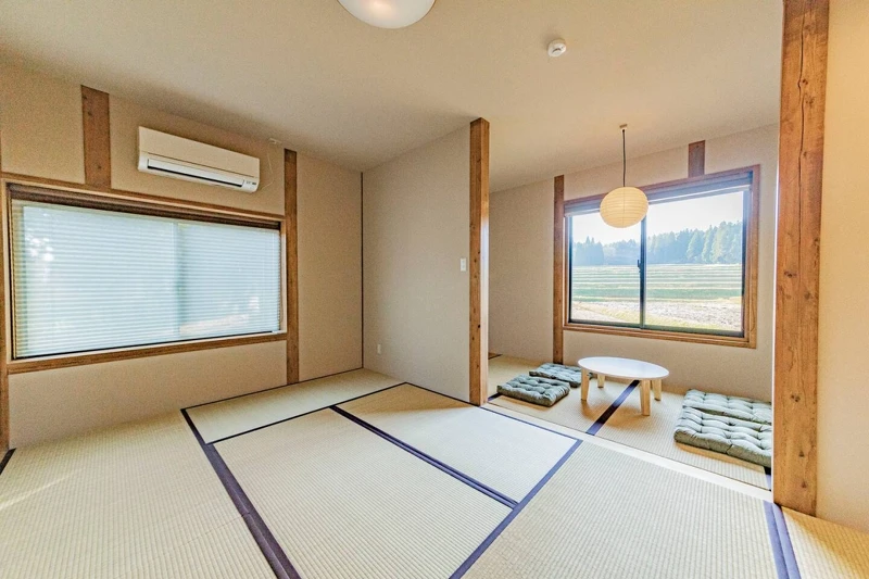 小鎮上有許多民宿可供選擇。（此為示意圖，Photo by Airbnb @Yukisato）