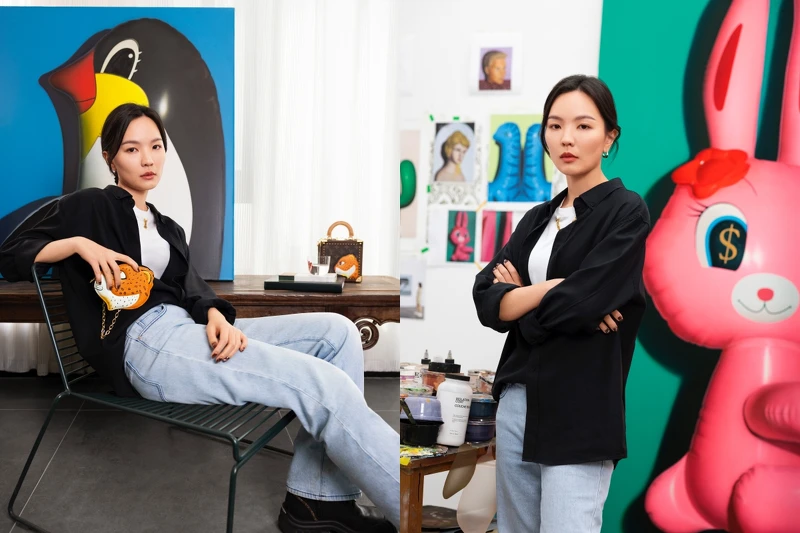 藝術家孫一鈿。 藝術家孫一鈿。