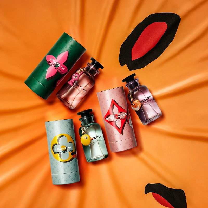 Louis Vuitton路易威登與藝術家孫一鈿合作推出限量版香水。 Louis Vuitton路易威登與藝術家孫一鈿合作推出限量版香水。