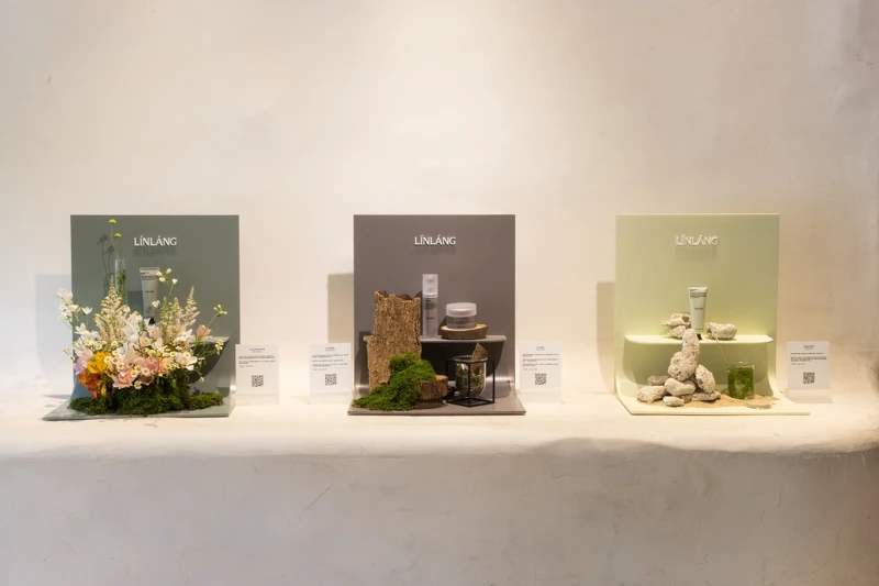 全新生活美學品牌LINLANG打造舒緩、修護到身心靈平衡三大系列。 全新生活美學品牌LINLANG打造舒緩、修護到身心靈平衡三大系列。