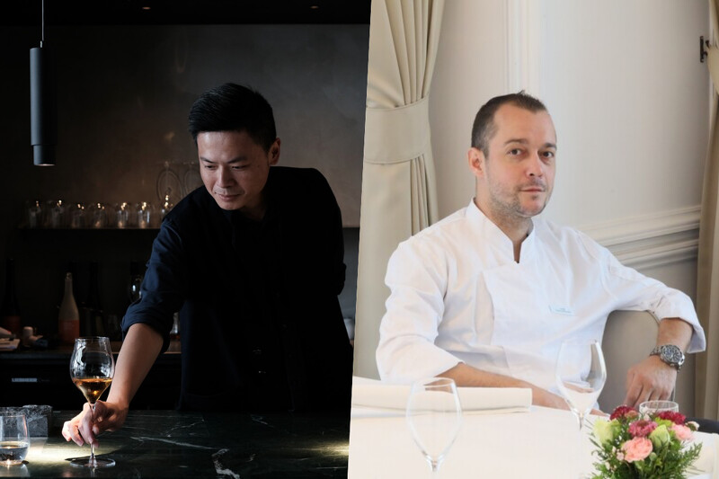 Fabien Vergé 攜手與茶職人藍大誠合作打造 Tea Pairing 餐會。 Fabien Vergé 攜手與茶職人藍大誠合作打造 Tea Pairing 餐會。